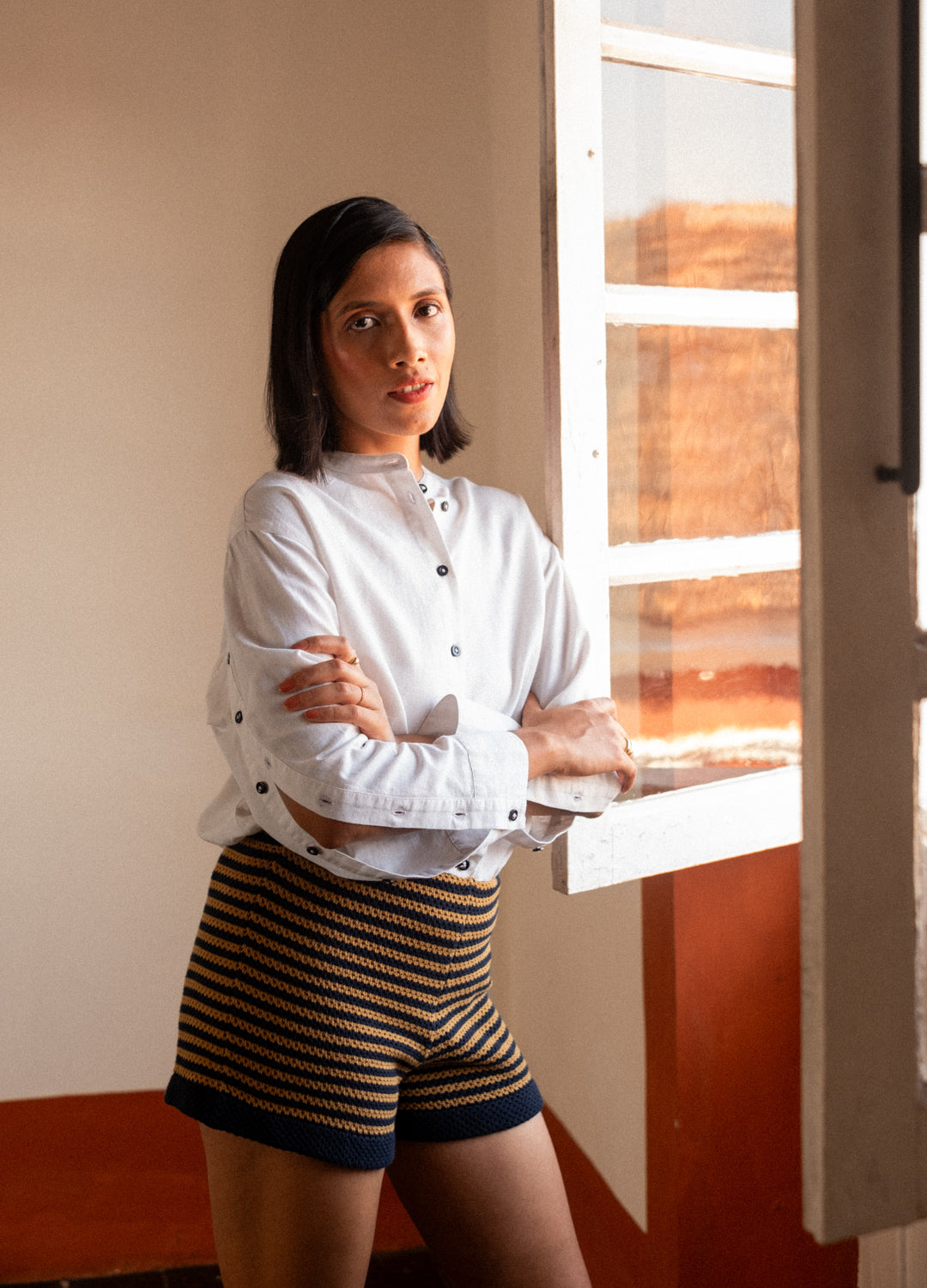 Espresso Mini Shorts